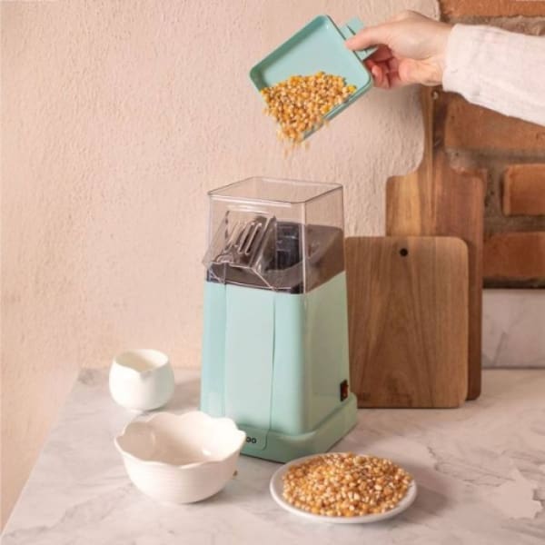 Machine à Pop Corn LIVOO 1200W Bleu (DOM497) Machine à Pop Corn LIVOO 1200W Bleu (DOM497)